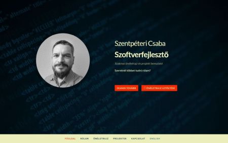 Responsive önéletrajz